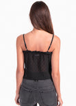 Blusa de tiras con anudado y resorte para mujer - Flashy