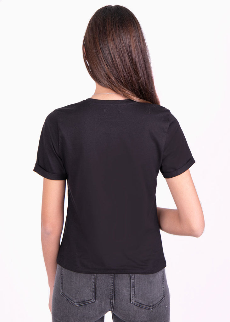 Camiseta estampada rayas python para mujer - Flashy