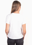 Camiseta estampada "Shh" para mujer - Flashy