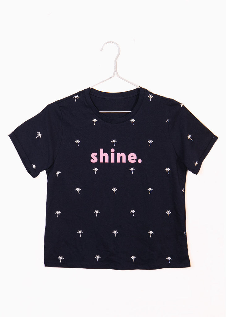 Camiseta estampada "Shine" para mujer - Flashy