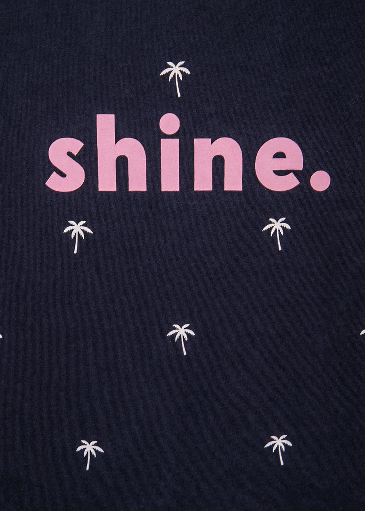 Camiseta estampada "Shine" para mujer - Flashy