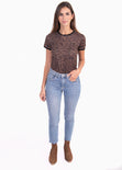 Camiseta estampada animal print para mujer - Flashy