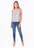 Blusa rayas con bolero para mujer - Flashy