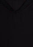 Blusa con escote de encaje para mujer - Flashy